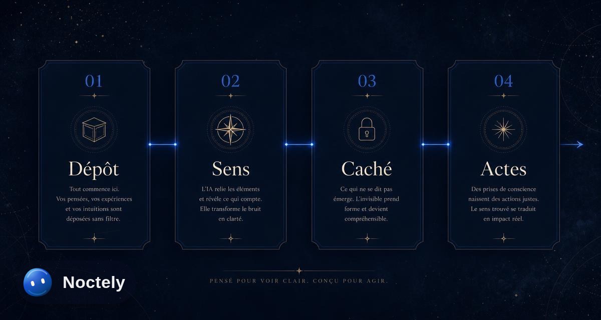 Noctely's 4 beats: Deposit, Meaning, Hidden, Acts